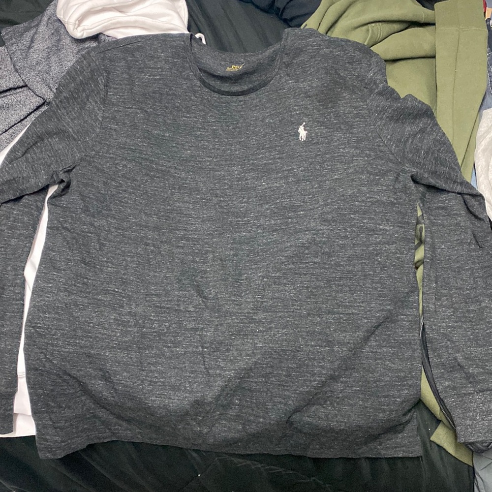 Ralph Lauren long sleeve dark gray